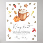 Pumpkin Coffee Brautparty Ringjagd Poster (Vorne)