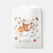 Pumpkin Coffee Brautparty Vielen Dank Geschenktütchen (Vorderseite)