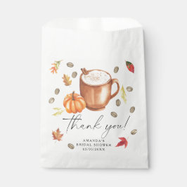Pumpkin Coffee Brautparty Vielen Dank Geschenktütchen