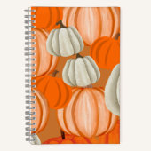 Pumpkin Collage Notebook Autumn Aesthetic Journal Notizblock (Vorderseite)