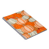 Pumpkin Collage Notebook – Autumn Aesthetic Notizblock (Rechte Seite)
