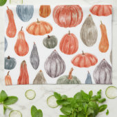 Pumpkin Collection Wasserfarbe Küchentuch (Gefaltet)