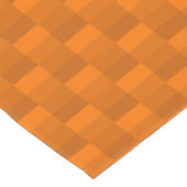Pumpkin Color Pattern in Orange Kurzer Tischläufer (Ecke)