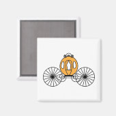 Pumpkin Colored Coach Magnet (Vorderseite/Rückseite)