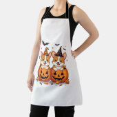 Pumpkin Corgi Party Schürze (InSitu)
