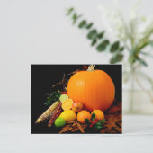 PUMPKIN CORN & OBST POSTKARTE (Stehend Vorderseite)