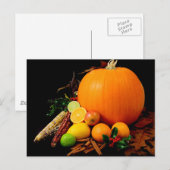 PUMPKIN CORN & OBST POSTKARTE (Vorne/Hinten)