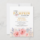 Pumpkin Couples Baby Dusche Blumenladen (Vorderseite)