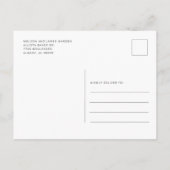 Pumpkin Couples Kinderdusche Wasserfarbe Einladungspostkarte (Rückseite)