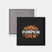 Pumpkin Crew Funny Matching Pumpkin Patch Familie Magnet (Vorderseite/Rückseite)