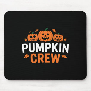 Pumpkin Crew Funny Matching Pumpkin Patch Familie Mousepad