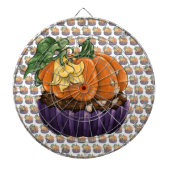 Pumpkin Cupcake Dartscheibe (vorne)