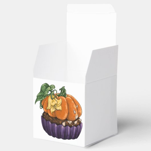 Pumpkin Cupcake Geschenkschachtel (Geöffnet)