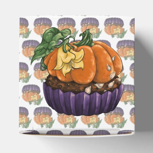 Pumpkin Cupcake Geschenkschachtel (Oben)