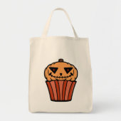 Pumpkin Cupcake Halloween Tragetasche (Vorne)