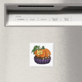 Pumpkin Cupcake Magnet (In Situ (Geschirrspüler))