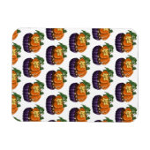 Pumpkin Cupcake Magnet (Horizontal)