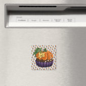 Pumpkin Cupcake Magnet (In Situ (Geschirrspüler))
