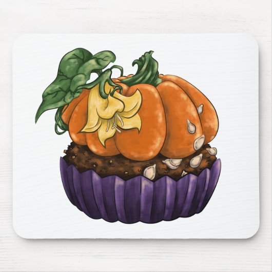 Pumpkin Cupcake Mousepad (Vorne)