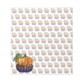 Pumpkin Cupcake Notizblock (Vorderseite)