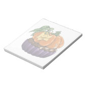 Pumpkin Cupcake Notizblock (Rotiert)