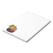 Pumpkin Cupcake Notizblock (Rotiert)