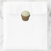 Pumpkin Cupcake Runder Aufkleber (Tasche)