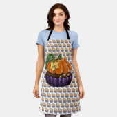 Pumpkin Cupcake Schürze (Getragen)