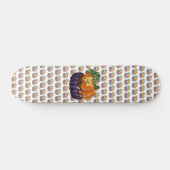 Pumpkin Cupcake Skateboard (Horizontal)