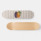 Pumpkin Cupcake Skateboard (Horizontal)
