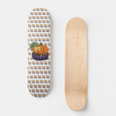 Pumpkin Cupcake Skateboard (Vorderseite)