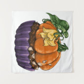 Pumpkin Cupcake Wandteppich (Vorderseite (Horizontal))