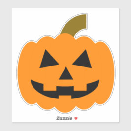 Pumpkin Custom-Cut Vinyl Sticker