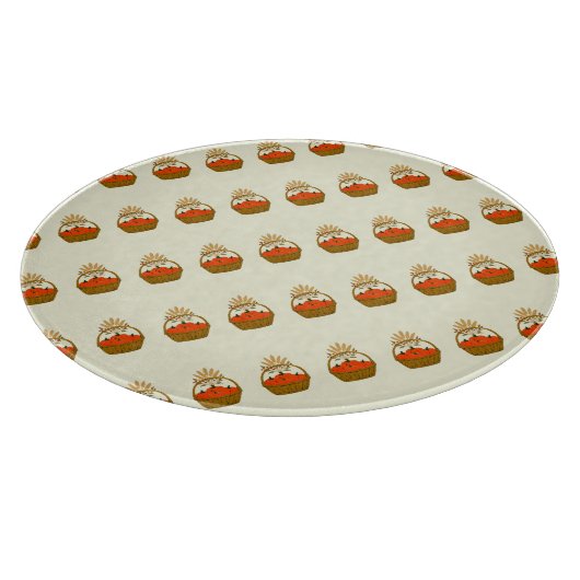 🎃 **Pumpkin Cutting Board Schneidebrett (Ecke)