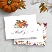 Pumpkin Danke-Card Dankeskarte