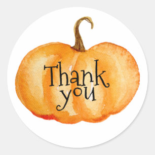 Pumpkin danke Ihnen Aufkleber