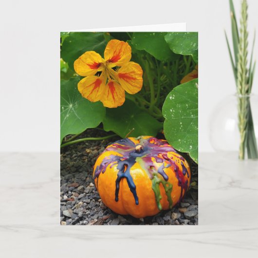 Pumpkin Danke Karte (Vorderseite)