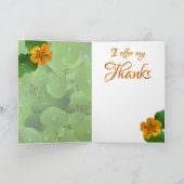 Pumpkin Danke Karte (Innenseite)