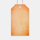 Pumpkin & Dark Berries, Herbst, Herbst, Erntedank Geschenkanhänger (Rückseite)