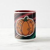 Pumpkin Decal Waves Combo-Tasse Tasse (Zentrum)