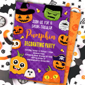 Pumpkin Dekorieren Party Einladung für Kinder