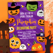 Pumpkin Dekorieren Party Einladung für Kinder