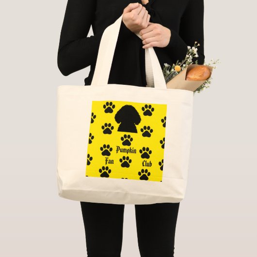 Pumpkin der Cavapoo-Tasche  Jumbo Stoffbeutel (Vorderseite (Produkt))