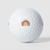 Pumpkin-Design Golfball (Vorderseite)