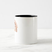 Pumpkin-Design Zweifarbige Tasse (Mittel)