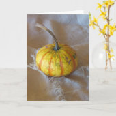 "Pumpkin" digital verändertes Stillleben auf Fabri Karte (Gelbe Blume)