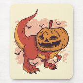 Pumpkin Dinosaur T-Rex Mousepad (Vorne)