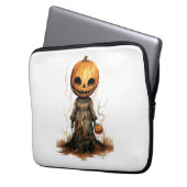 Pumpkin Doll Halloween Sticker Laptopschutzhülle (Vorderseite Links)