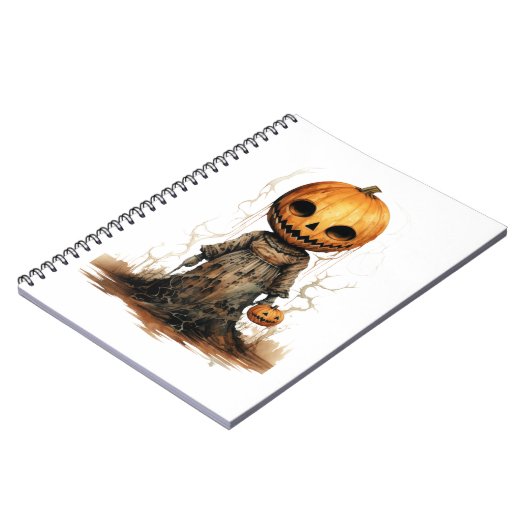 Pumpkin Doll Halloween Sticker Notizblock (Linke Seite)
