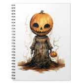 Pumpkin Doll Halloween Sticker Notizblock (Vorderseite)